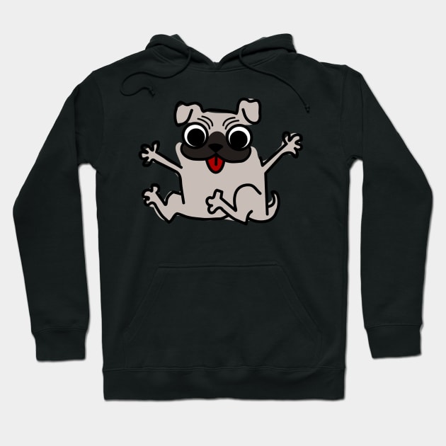 Pug Life - Cool Funny Design For Dog Lovers, Pug Fans, Cute Pug Gift Hoodie by Seopdesigns